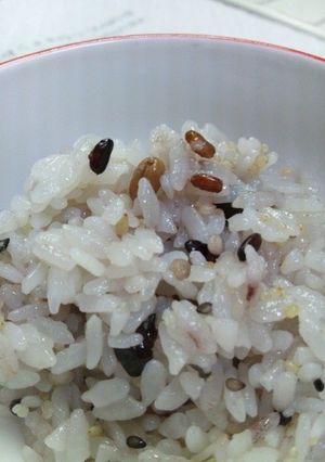 無洗米を圧力鍋で☆雑穀米も-レシピのメイン写真