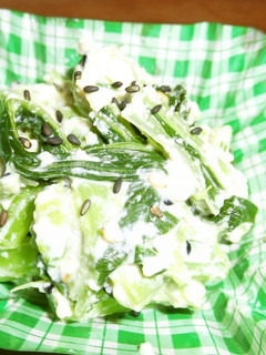 アスパラ菜の白和え-レシピのメイン写真
