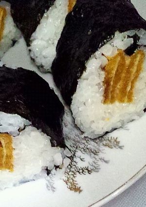 ★「駄菓子ご飯」なんちゃってカツ巻き★-レシピのメイン写真