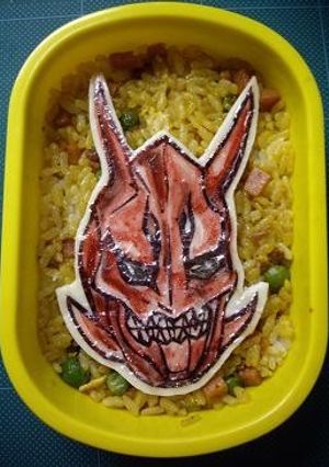 強粘着彩色海苔切りキャラ弁シート-レシピのメイン写真