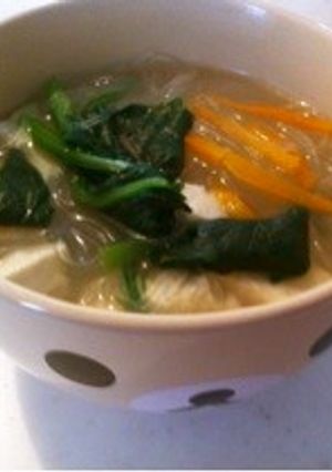 ☆簡単★野菜たっぷり春雨スープ☆-レシピのメイン写真