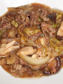 牛肉と白菜のオイスターソースうま煮炒め-レシピのメイン写真