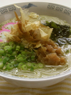 梅にゅうめん-レシピのメイン写真