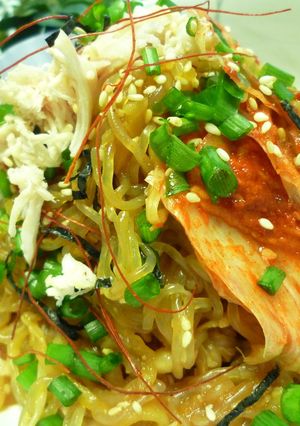 ダイエット中でもOK？韓国ビビン風白滝煮-レシピのメイン写真