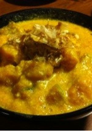 豆乳と塩麹でカボチャのヘルシー煮-レシピのメイン写真
