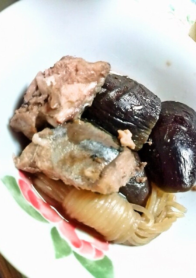 さば水煮缶となすの煮物-レシピのメイン写真