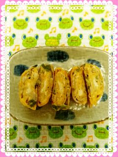 ねぎ+しらす入り玉子焼き-レシピのメイン写真