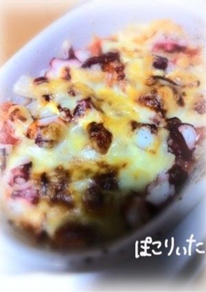 ☆。．タコとおもちのグラタン．。☆-レシピのメイン写真