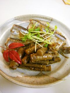 さんまとごぼうの味噌煮-レシピのメイン写真
