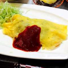 野菜ミートオムレツ-レシピのメイン写真