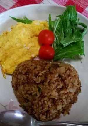 カレーピラフにオムはふわふわ-レシピのメイン写真