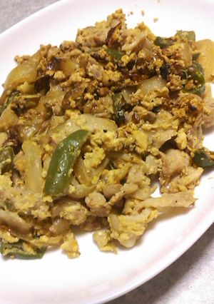 ぶたにくとかピーマンとかの香味炒め-レシピのメイン写真