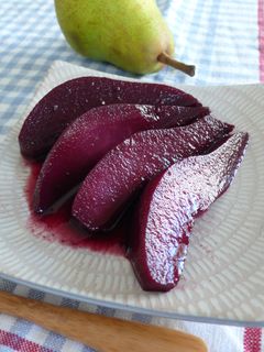 洋梨の赤ワイン煮-レシピのメイン写真