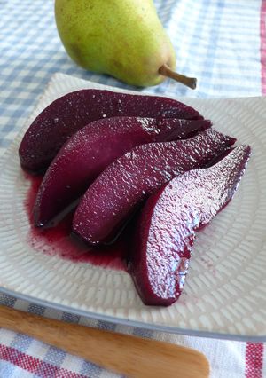 洋梨の赤ワイン煮-レシピのメイン写真