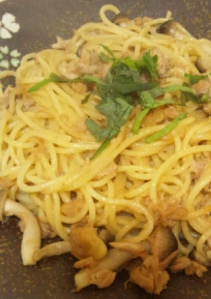 ツナとシメジの和風パスタ-レシピのメイン写真