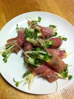 簡単生ハム巻き-レシピのメイン写真