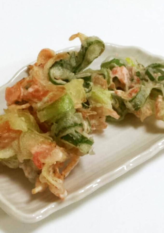 ねぎと小海老のかきあげ-レシピのメイン写真