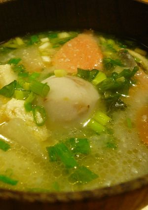 我が家の塩鮭の粕汁☆味噌風味☆-レシピのメイン写真