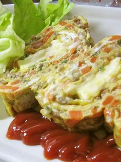 お母さんのオムレツ ~チーズ入り編~-レシピのメイン写真