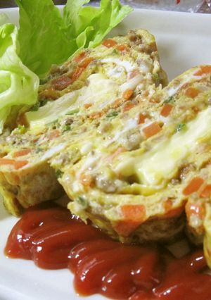 お母さんのオムレツ　～チーズ入り編～-レシピのメイン写真