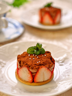 苺ココアの♪ふんわりチーズムース♡-レシピのメイン写真
