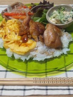ふわふわ卵と鶏肉の照り焼き丼-レシピのメイン写真