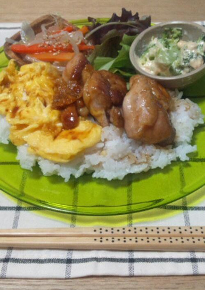 ふわふわ卵と鶏肉の照り焼き丼-レシピのメイン写真