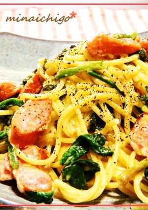 和風クリームパスタ-レシピのメイン写真