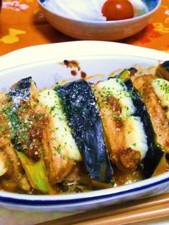 BBQチキンとカボチャの重ねチーズ焼き-レシピのメイン写真