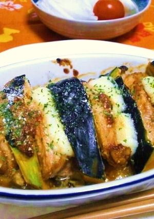 BBQチキンとカボチャの重ねチーズ焼き-レシピのメイン写真