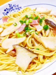 エリンギ&ベーコンde和風スパゲッティ-レシピのメイン写真
