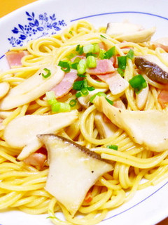 エリンギ&ベーコンde和風スパゲッティ-レシピのメイン写真