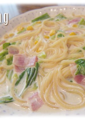 春のミルクスープスパゲティ-レシピのメイン写真