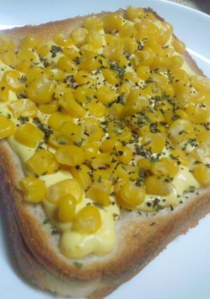 食パンで簡単コーンマヨパン-レシピのメイン写真