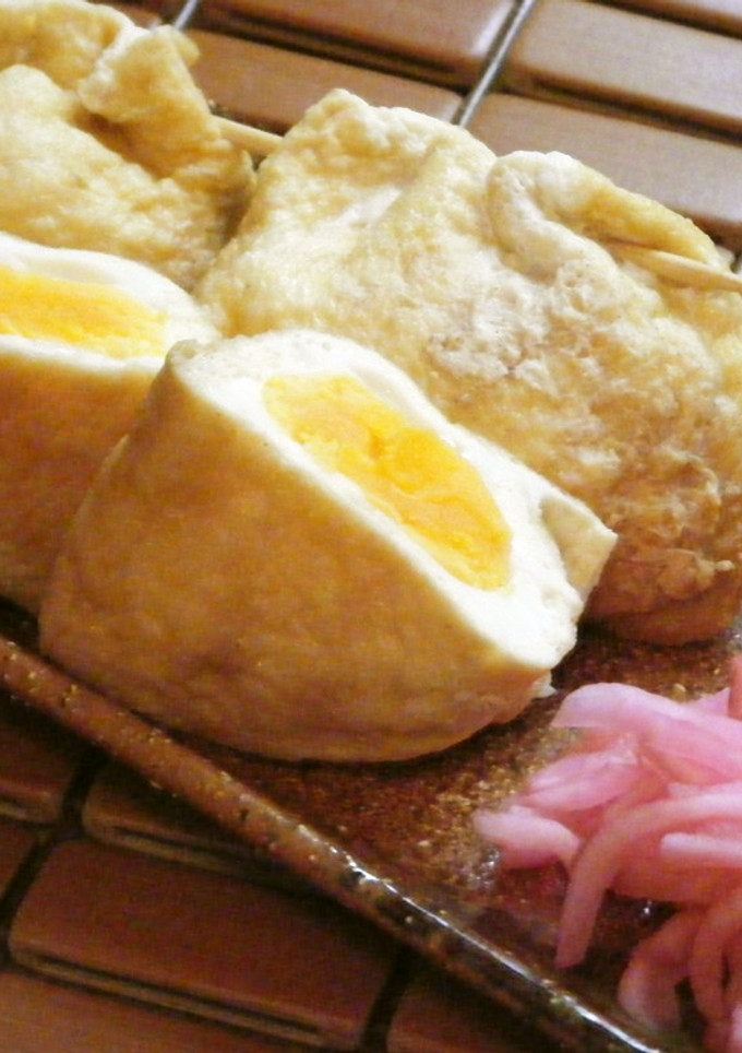 卵の油揚げ袋煮-レシピのメイン写真
