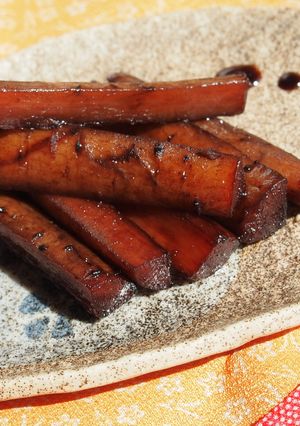 ゴボウのスイーツ？！おやつなゴボウ甘露煮-レシピのメイン写真
