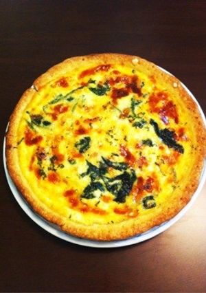 基本のタルト生地で♪ほうれん草のキッシュ-レシピのメイン写真