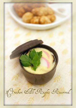 普通の電子レンジ茶わん蒸し-レシピのメイン写真