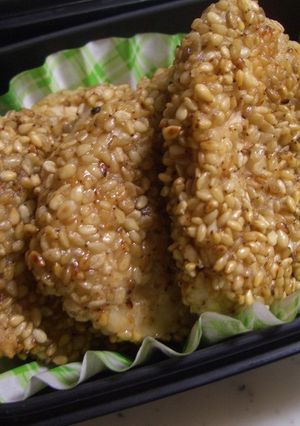 鶏胸肉のゴマ焼き-レシピのメイン写真