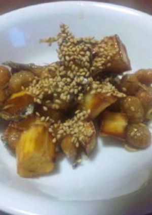 大豆と芋の甘辛揚げ-レシピのメイン写真
