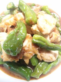 ししとうと鶏のおろし玉ねぎ煮-レシピのメイン写真