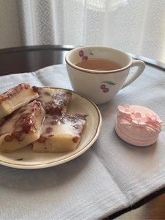 レンジで簡単 小豆ういろう♡-レシピのメイン写真
