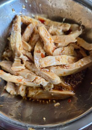 茹で鶏のピリ辛和え-レシピのメイン写真