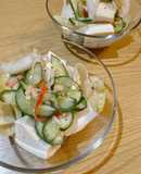 夏バテ予防に！豆腐のチョレギサラダ