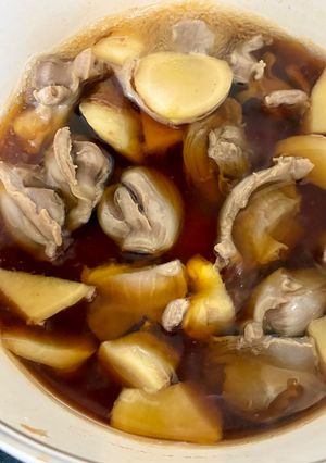 砂肝と新生姜の煮物-レシピのメイン写真
