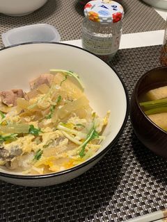 大根と鶏肉の卵とじ丼-レシピのメイン写真