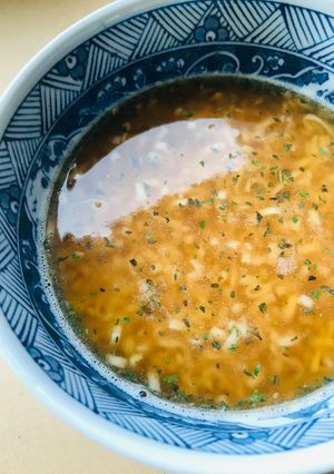 半チキンラーメン●バジルスープ風-レシピのメイン写真