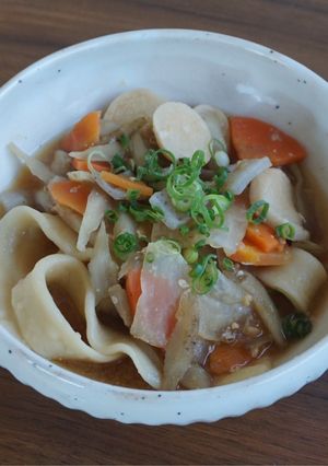 大分県の郷土料理だんご汁-レシピのメイン写真