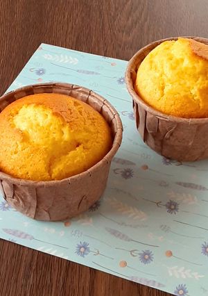 かぼちゃのカップケーキ-レシピのメイン写真
