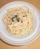 絶品！カニのトマトクリーム・パスタ